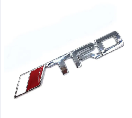 Monogram Emblem TRD Sports logo Toyota Plastic Car Emblems