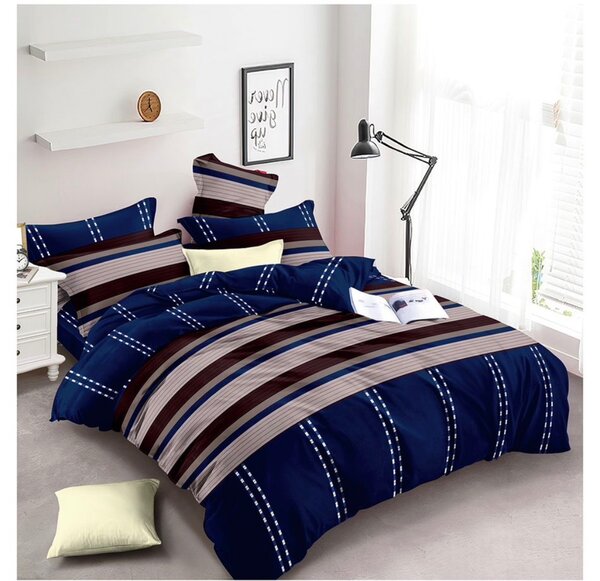 Blue Designed Bedsheet