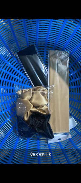 Chouchous en satin colorés