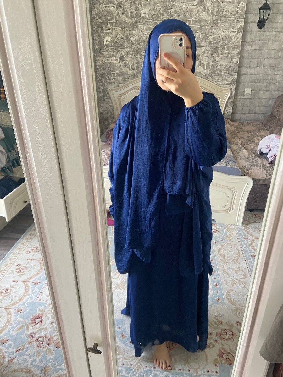 Комплект из вареного шелка