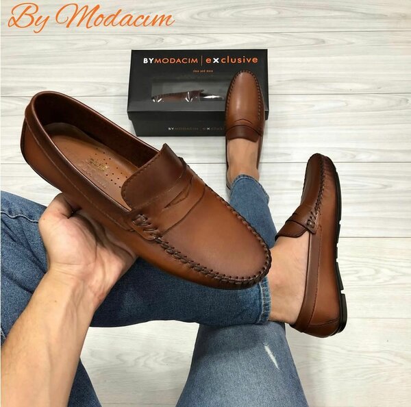 Mocassins en cuir élégants