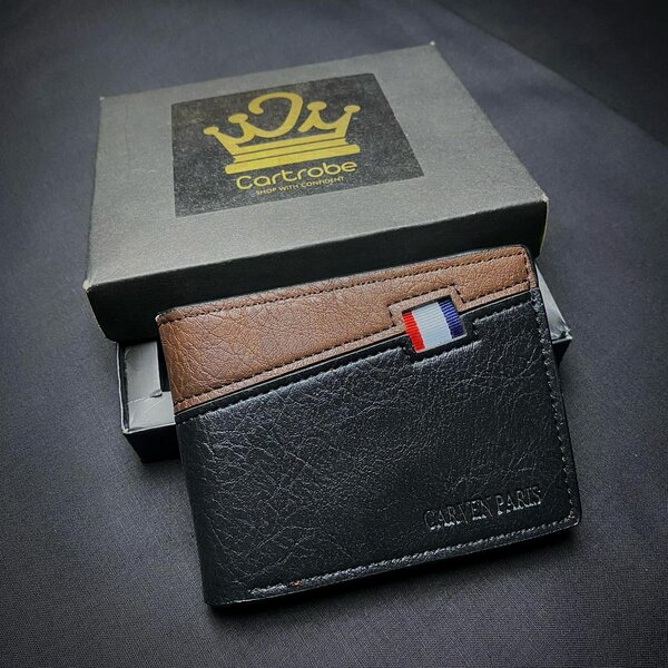 Men's Textured Synthetic Leather Wallet