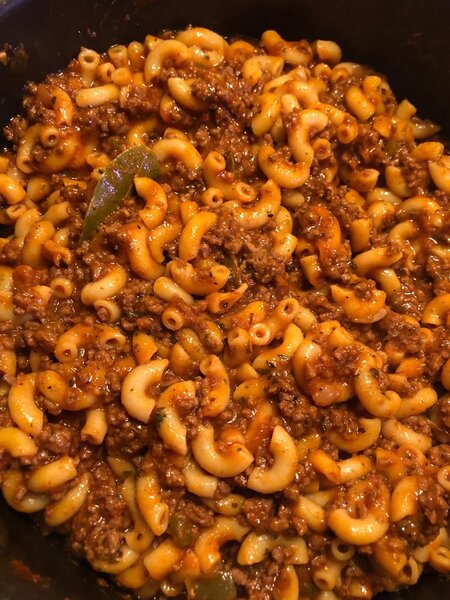 Pâtes Macaronis à la Bolognaise