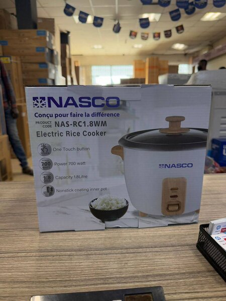 Anti-Rust Nasco Wood Rice Cooker 1.8L