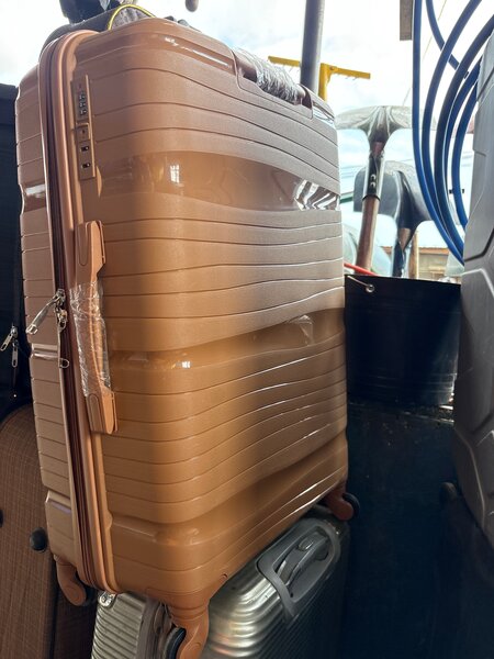 Durable Brown Hardshell Suitcase