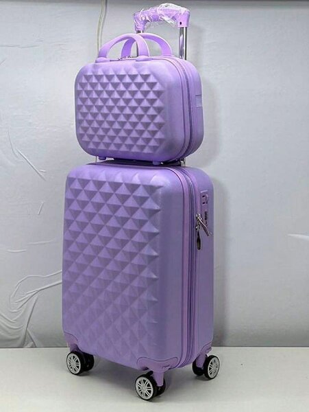 Valise en plastique violet