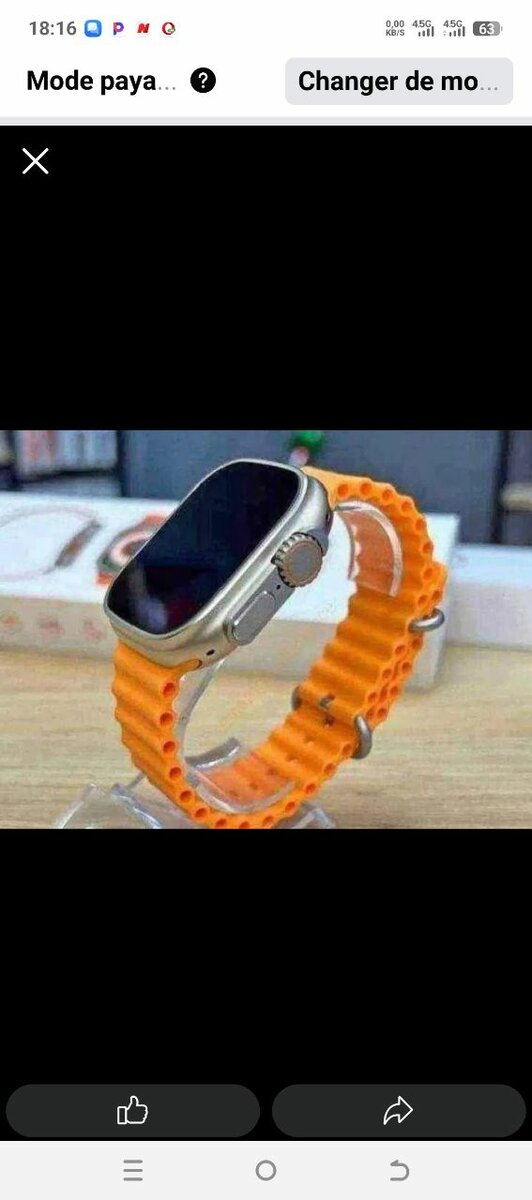 Montre connectée moderne