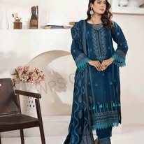 khaddar printed suit 3-piece