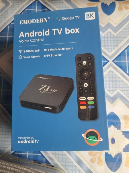 BOX TV ANDROID Z1 128 GIGAS