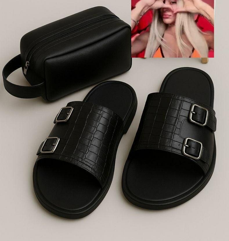 Sandales homme élégantes en cuir