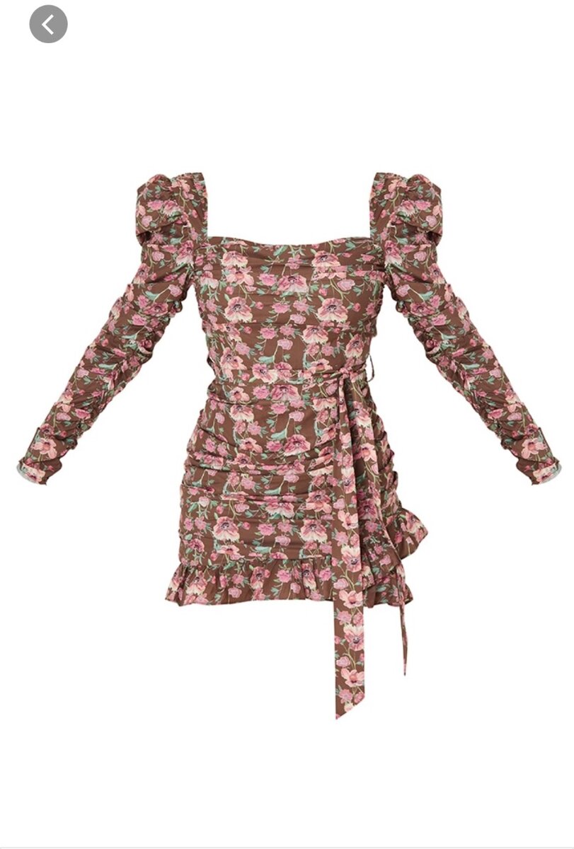 PLT floral print dress