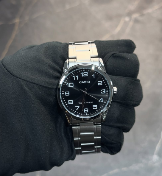 Casio черные часы 