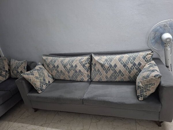 Modern Gray Sofa Set