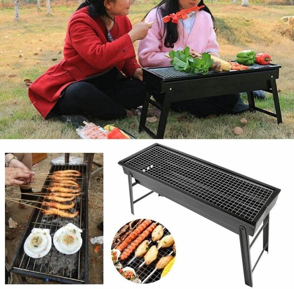Barbecue pliable mobile.