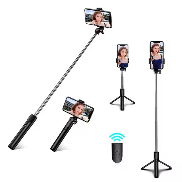3 in 1 selfie stick tripod with Bluetooth remote control