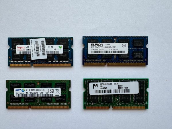 Barrettes RAM 4GoDDR3 Portable