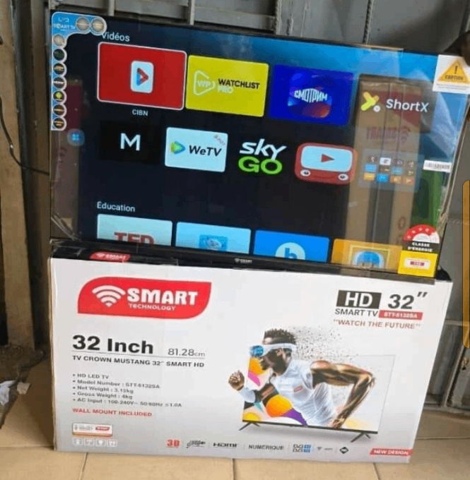 Télévision Smart HD 32 pouces