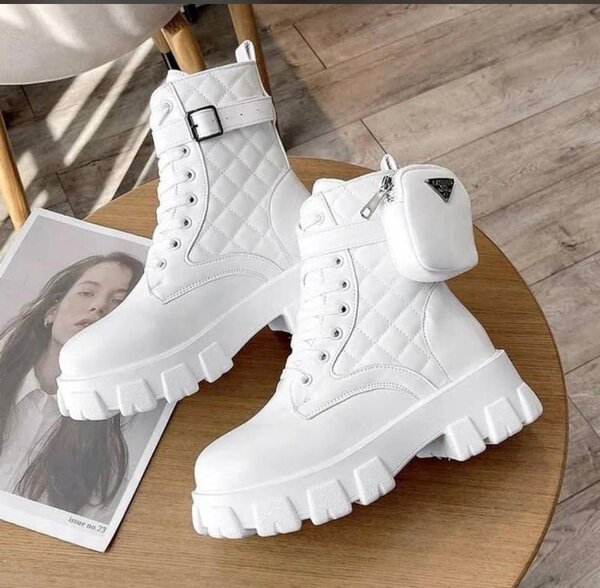 Bottes Chunky à Poche