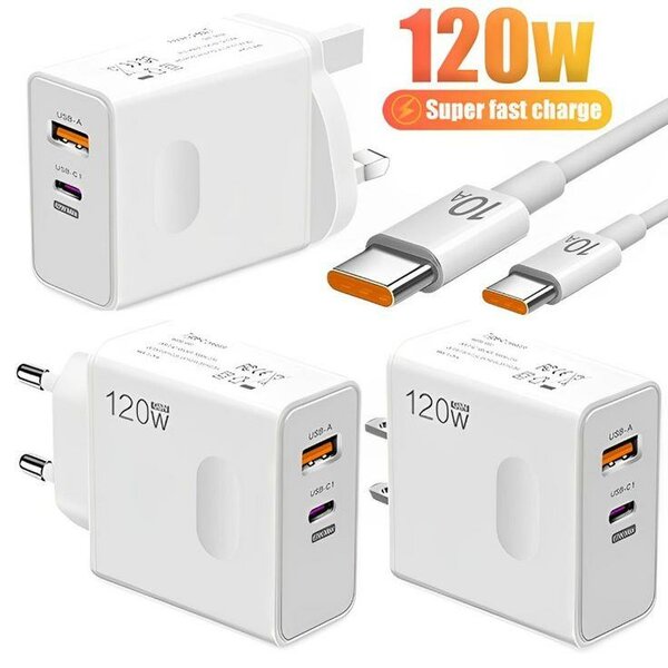 Chargeur rapide 120W USB