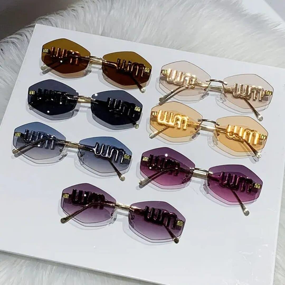 Lunettes de soleil tendance strass