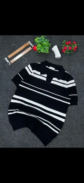 Polo à rayures élégantes