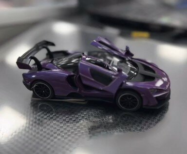Коллекционная машинка металлическая спорткар сиреневый