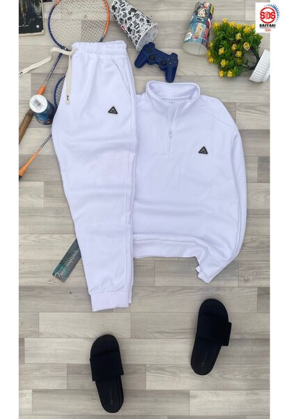 Ensemble survêtement blanc pour homme