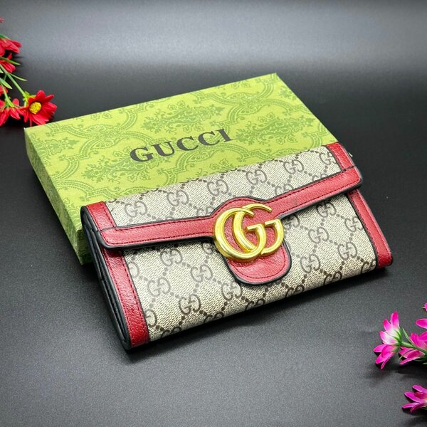 Ladies branded leather purses