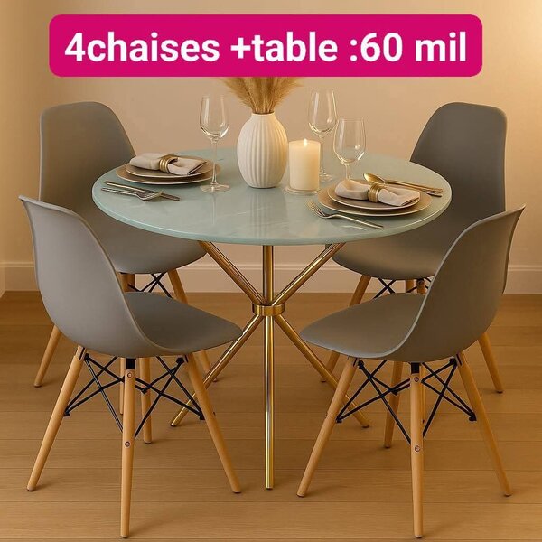 Ensemble Table et 4 Chaises