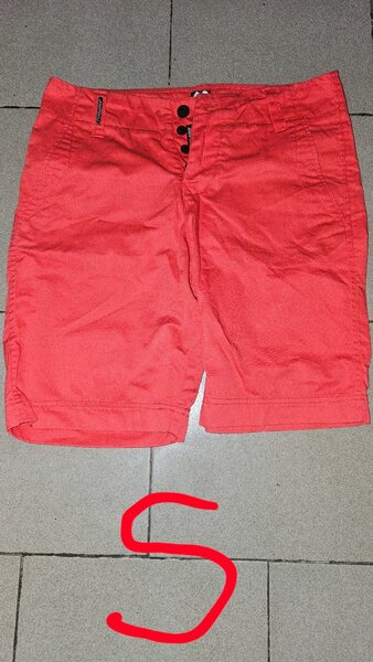 Shorts en coton rouge S