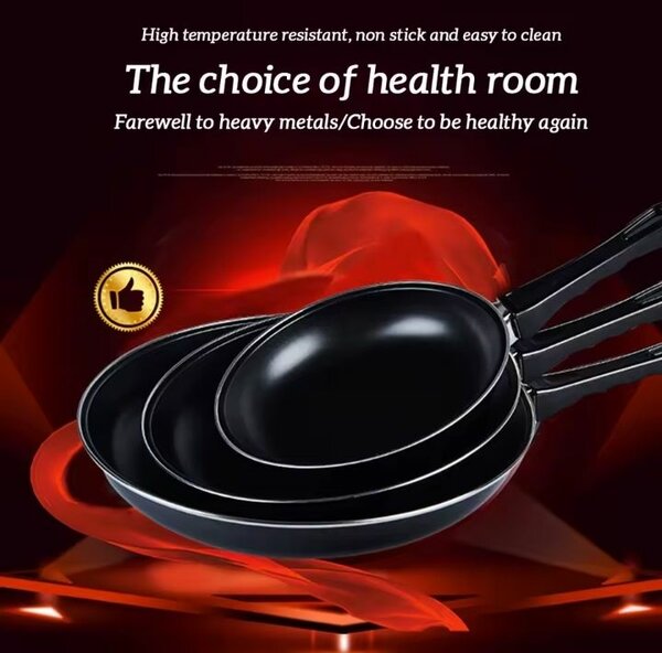 Poêle à frire Antiadhésive, mini optique, poêle plate à stea