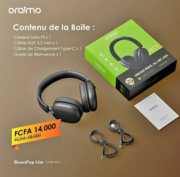Oraimo BoomPop Lite Headphones