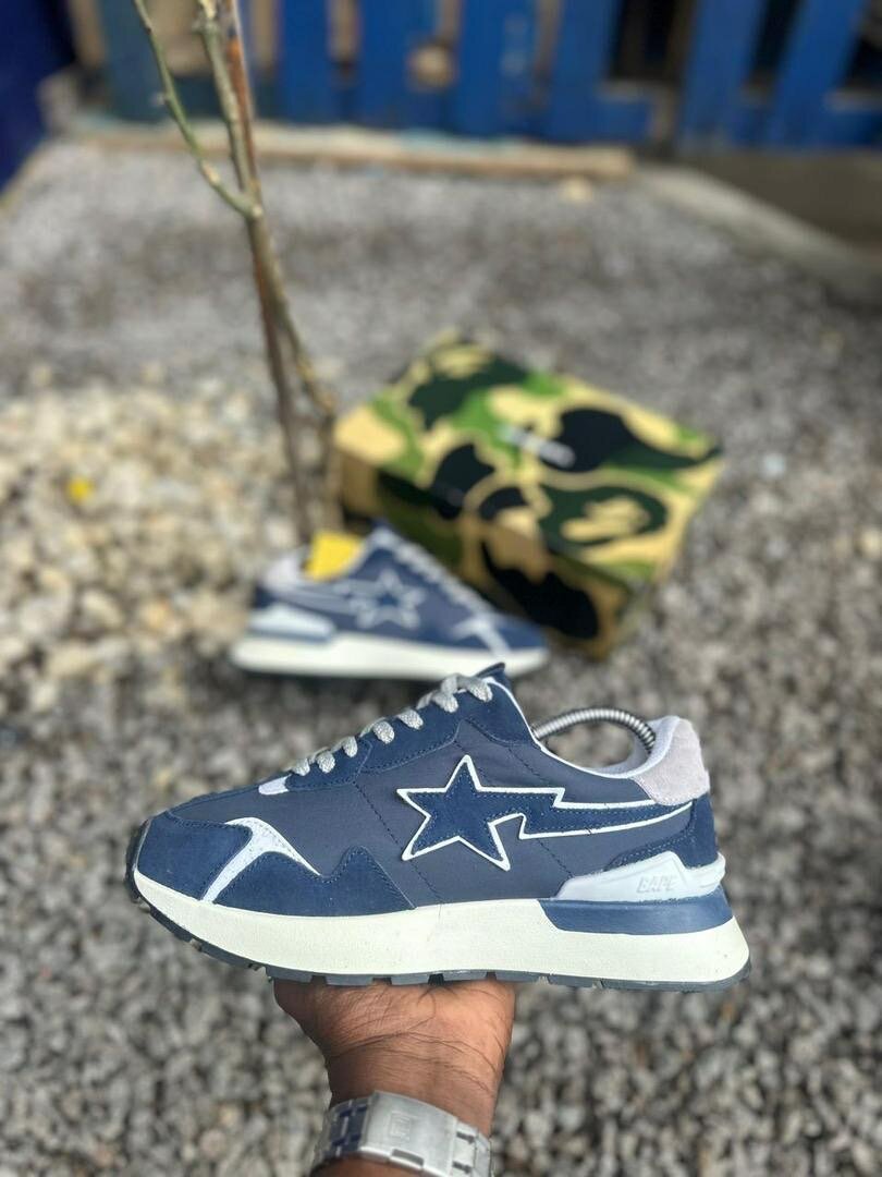 Baskets Homme Bleu Étoile