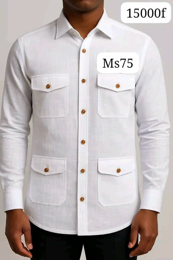 Chemise Homme Élégante Multipoches