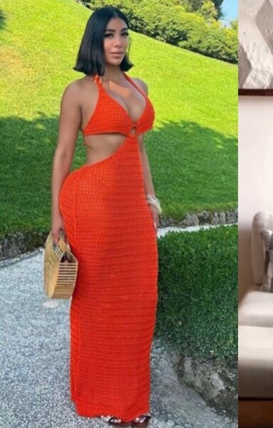 Robe crochet été élégante