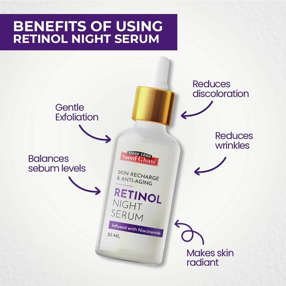 Retinol Skin Recharge & Anti-aging Night Serum