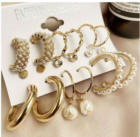 Set de Boucles d'Oreilles Élégantes