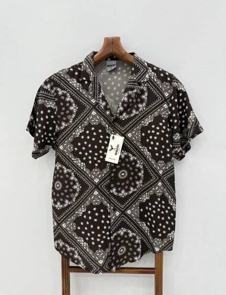 Chemise homme AllSaints noir et blanc