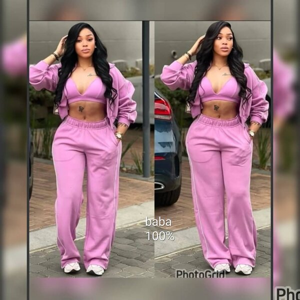 Ensemble de survêtement rose
