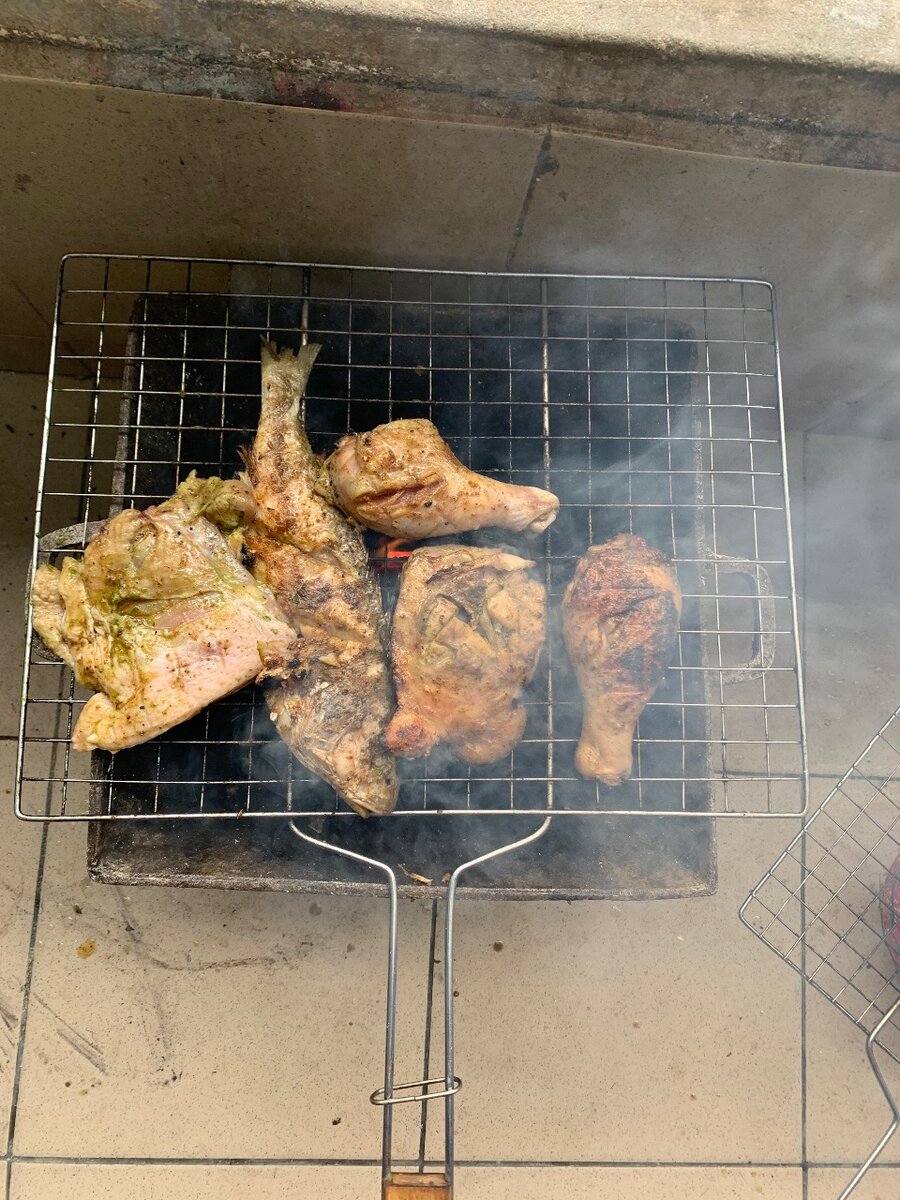 Assiette d'Attiéké Poulet Braisé