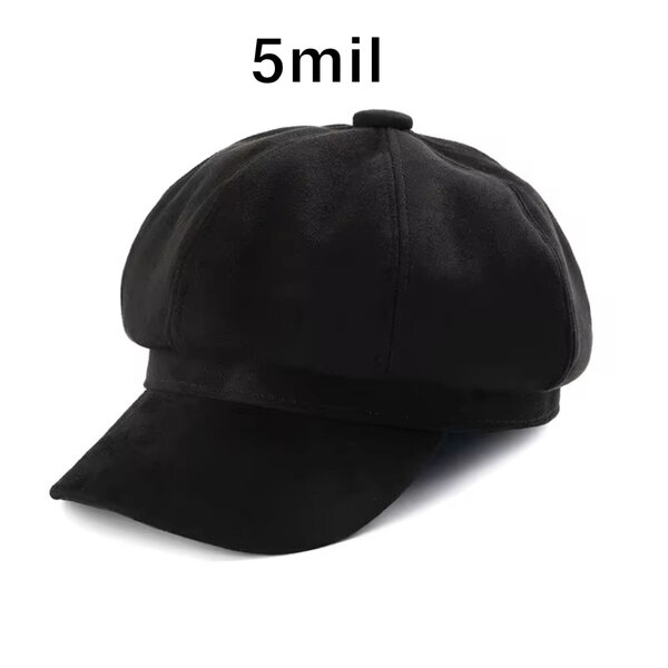 Casquette Gavroche Noire Élégante