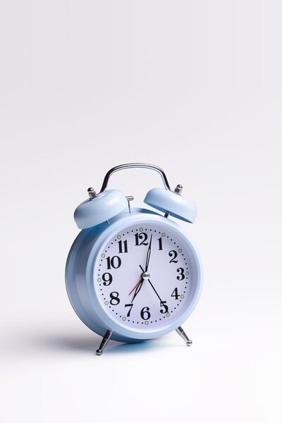 Réveil Rétro jaune