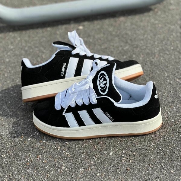 Adidas Campus Sneakers Noir Blanc