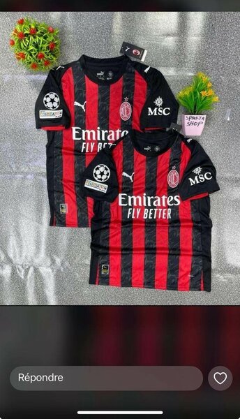 AC Milan Soccer Jerseys Set