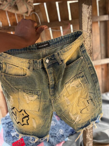 Jean shorts pour homme décontracté