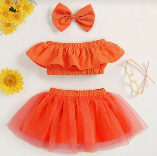 Ensembke tutu orange