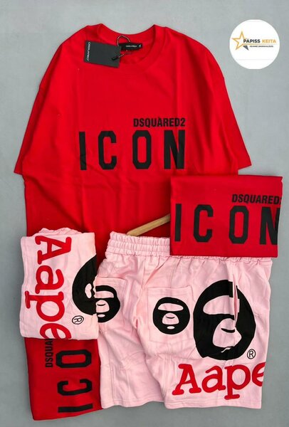 T-shirt et Short AAPE Icon