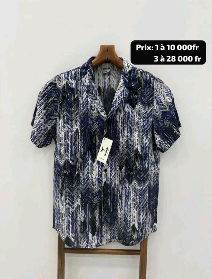 Chemise homme manche courte