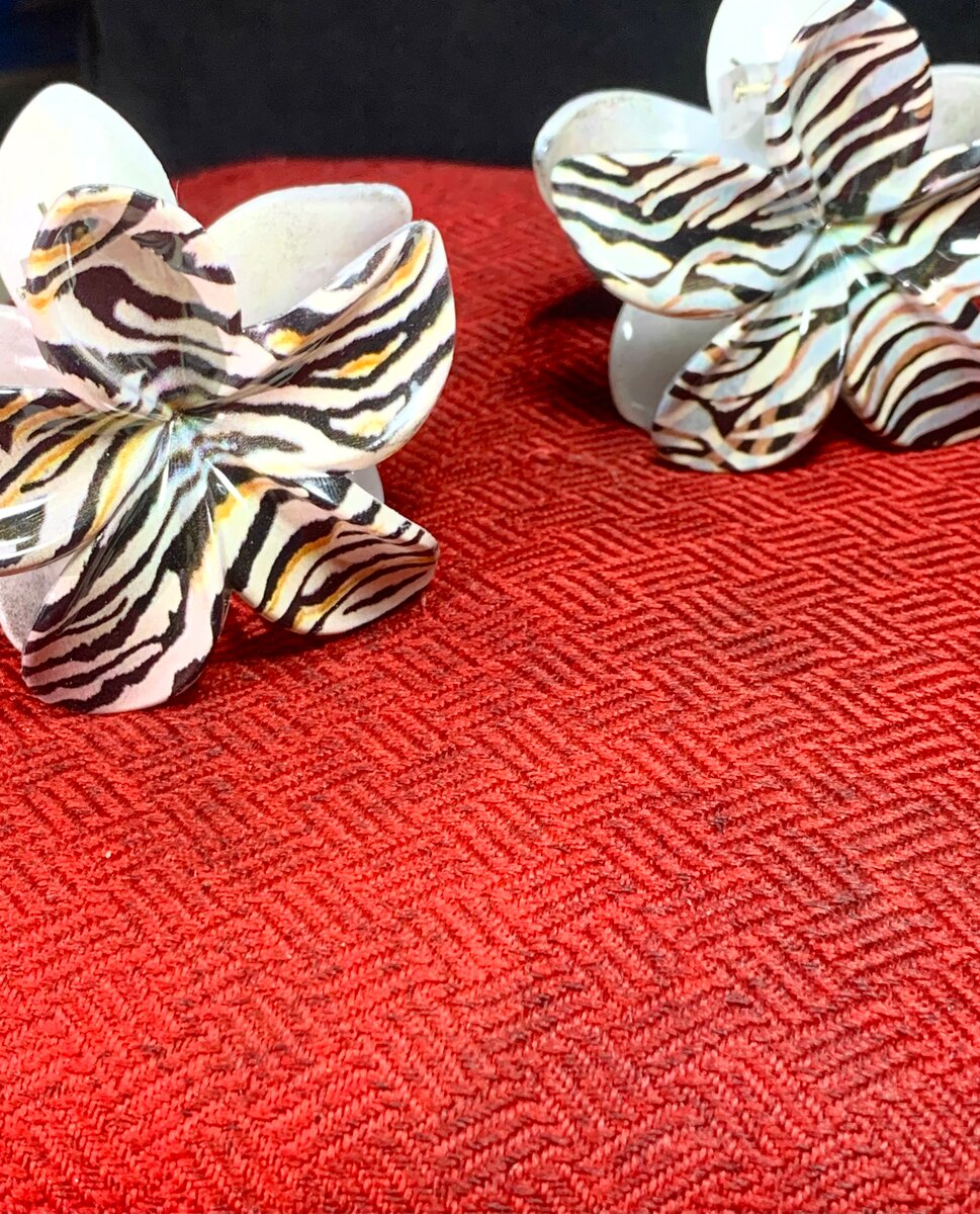 Accessoires de cheveux imprimés motifs animaux