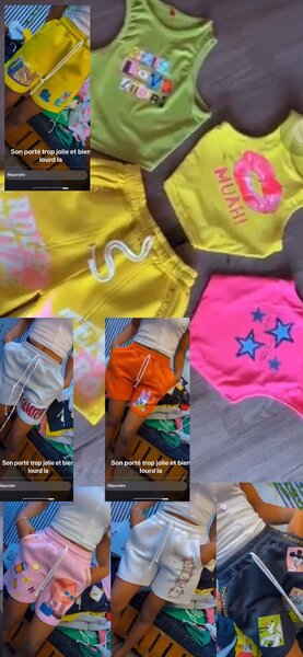 Ensemble Décontracté Coloré Été